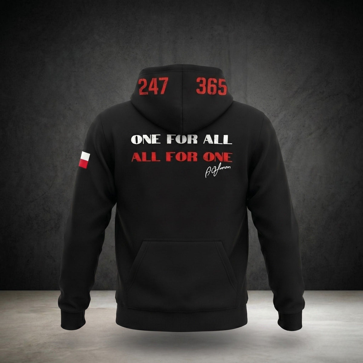 NO DAYS OFF - ONE FOR ALL HOODIE